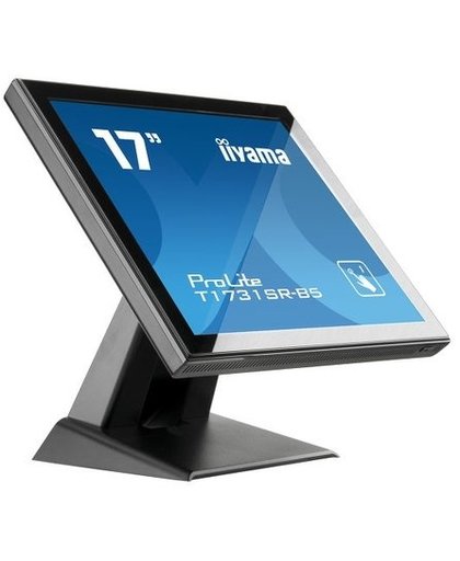 iiyama ProLite T1731SR-B5 touch screen-monitor 43,2 cm (17") 1280 x 1024 Pixels Zwart Single-touch