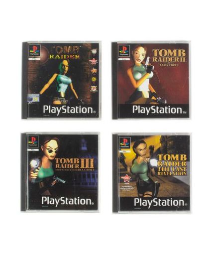 Tomb Raider Offizielle Tomb Raider PlayStation 1 Retro-Untersetzer - 4er-Pack S...