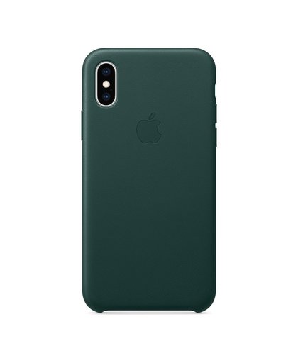 Apple Coque Apple iPhone XS Cuir vert foret