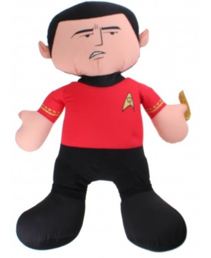 Gosh! Designs knuffel Star Trek Scotty 70 cm rood stevig