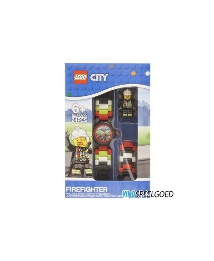 Horloge Lego City: brandweerman