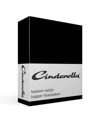 Cinderella satijn topper hoeslaken 1-persoons (90x220 cm)
