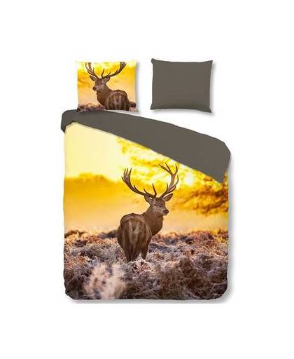 Good morning deer in sun dekbedovertrek - 1-persoons (140x200/220 cm + 1 sloop)