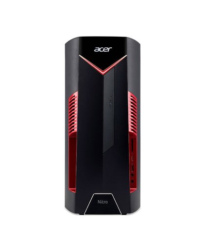 Acer NITRO 50 N50-600 9104 2,8 GHz Intel® 8ste generatie Core™ i5 i5-8400 Zwart, Rood PC