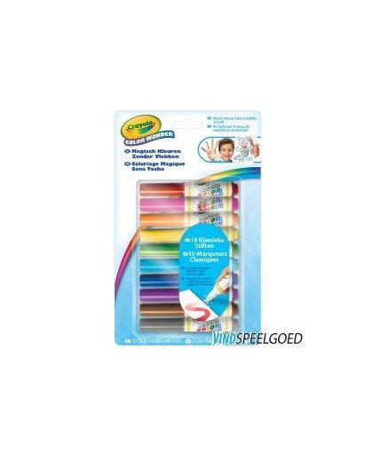 Color Wonder viltstiften mini Crayola: 10 stuks