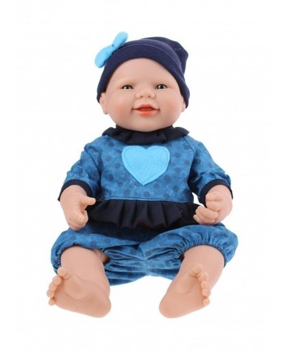 Falca Babypop 40 cm meisje blauw
