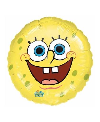 Lachende spongebob folie ballon helium 43cm