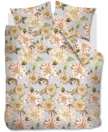 Beddinghouse Linen Flower - Dekbedovertrek - Lits-jumeaux - 240x200/220 cm - Naturel