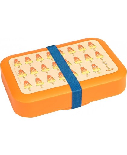 Amuse Lunchbox met elastiek groot oranje 1,5 liter