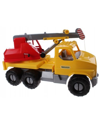 Wader speelgoed Takelwagen geel 52 cm