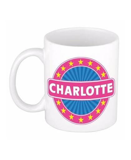 Charlotte naam koffie mok / beker 300 ml - namen mokken