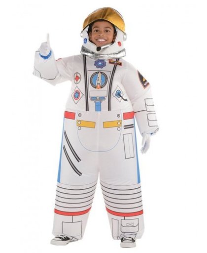 amscan Déguisement combinaison gonflable astronaute enfant 8 à 10 ans