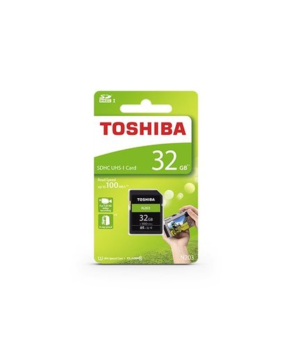 Toshiba THN-N203N0320E4 flashgeheugen 32 GB SD Klasse 10 UHS-I