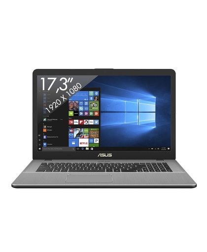 ASUS VivoBook 17 X705UA-BX617T Grijs Notebook 43,9 cm (17.3") 1600 x 900 Pixels 2,2 GHz Intel® 8ste generatie Core™ i3 i3-8130U