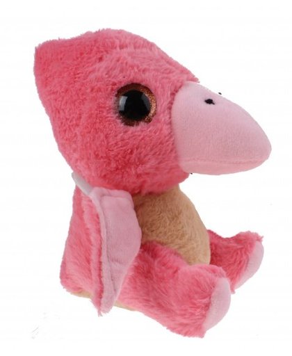 Gosh! Designs dinoknuffel sparkle eye roze 24 cm