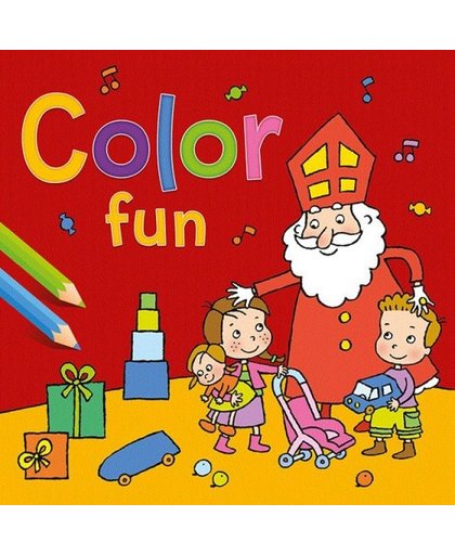 Deltas kleurboek Color Fun Sinterklaas 22 cm