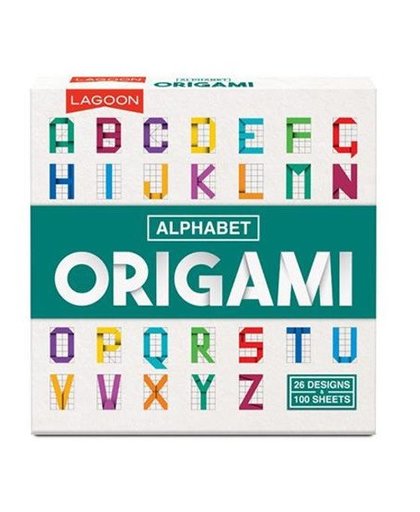 Lagoon origami alfabet set
