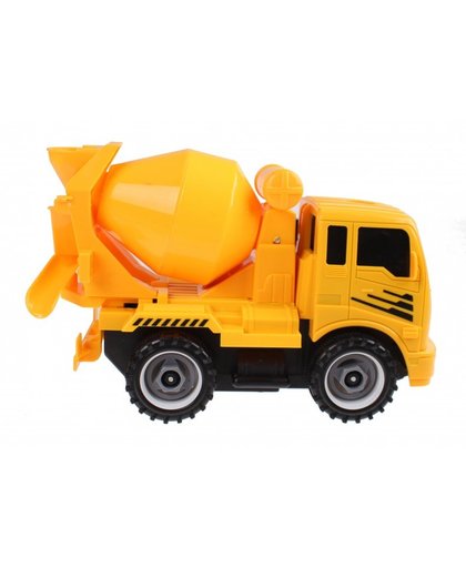 Gearbox bouwtruck 20 cm geel Truck