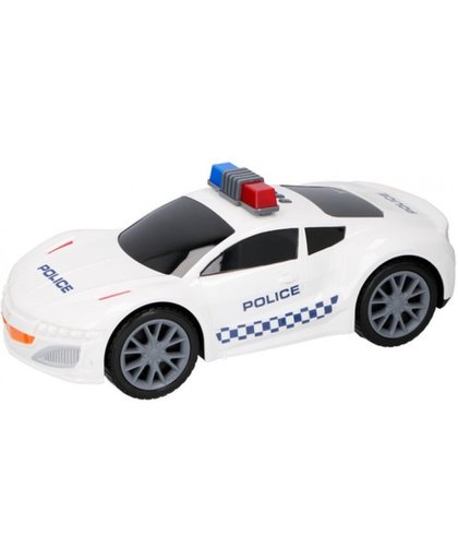 Eddy Toys speelgoed politiewagen 36 cm wit