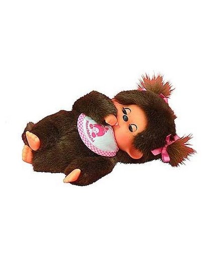 Monchhichi aap pop/knuffel 20 cm Bruin