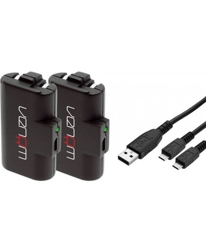 Venom Twin Rechargeable Battery Packs (Black)
