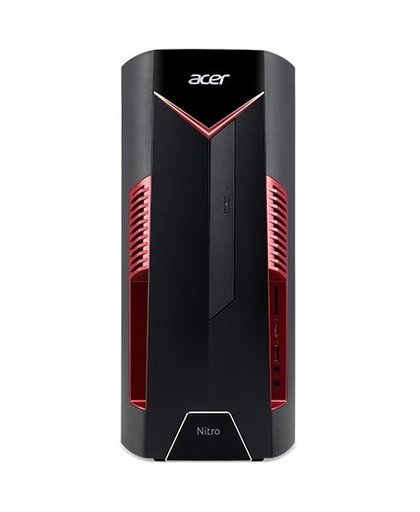 Acer NITRO 50 N50-600 9902 3,2 GHz Intel® 8ste generatie Core™ i7 i7-8700 Zwart, Rood PC
