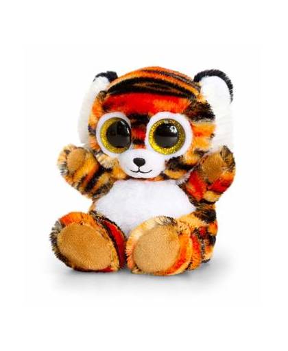 Keel toys pluche tijger knuffel oranje 15 cm