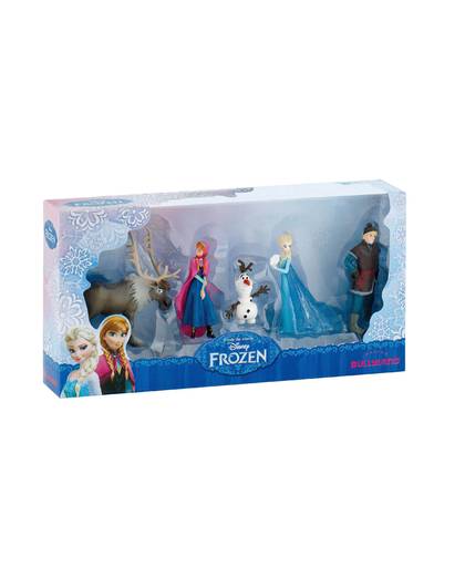 Ann, Elsa, Kristoff, Olaf en Sven