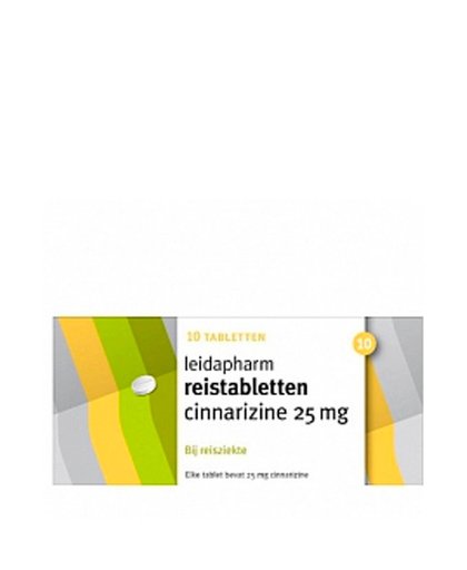 Reistabletten 25 mg - 10 tabletten