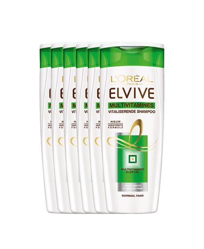 Hair Expert Elvive Multivitamines 2-in-1 shampoo 250ml - multiverpakkingen 6 stuks