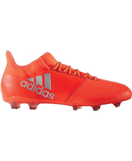 Adidas X16.2 FG Leather - Rood/Zilver - Maat 42