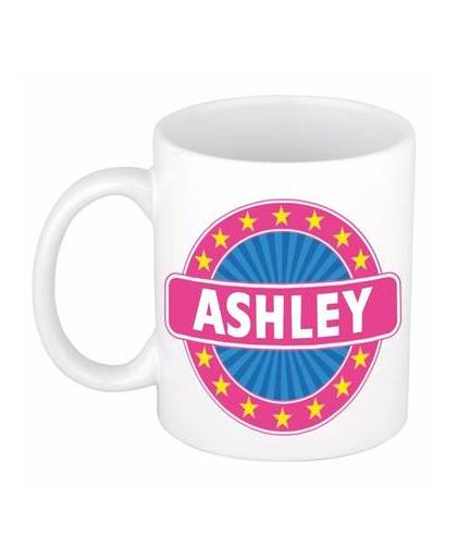 Ashley naam koffie mok / beker 300 ml - namen mokken