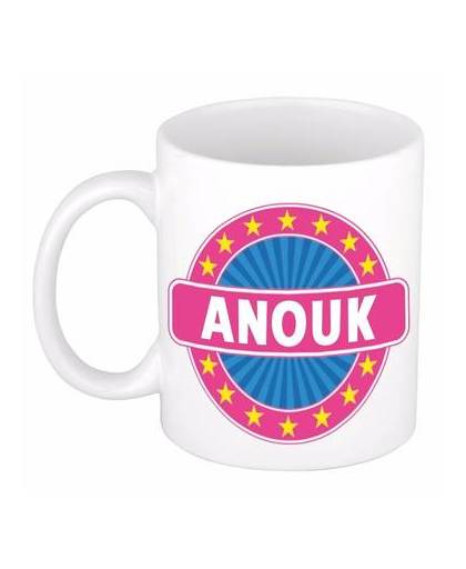 Anouk naam koffie mok / beker 300 ml - namen mokken