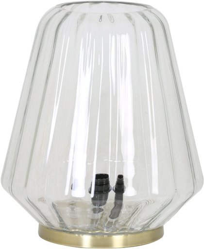 Furnings Tafellamp Ø29,5x35,5 cm GUIDO glas smoke-koper