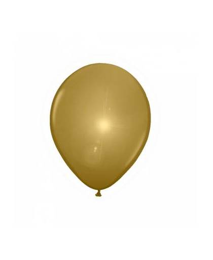 Led licht ballonnen goud 5 stuks