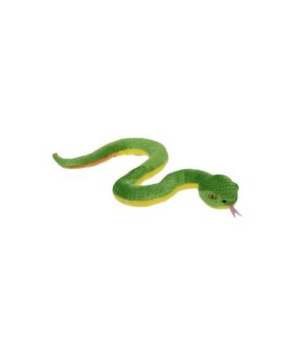 Pluche groene slang knuffel 42 cm