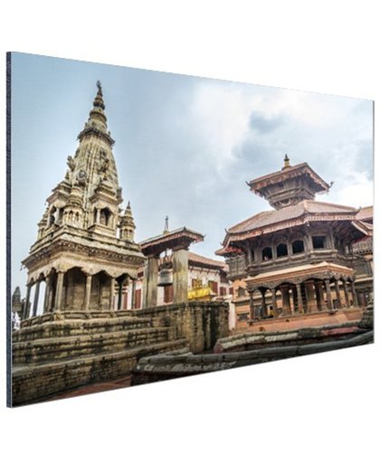 FotoCadeau.nl - Bhaktapur Durbar plein Nepal Aluminium 30x20 cm - Foto print op Aluminium (metaal wanddecoratie)