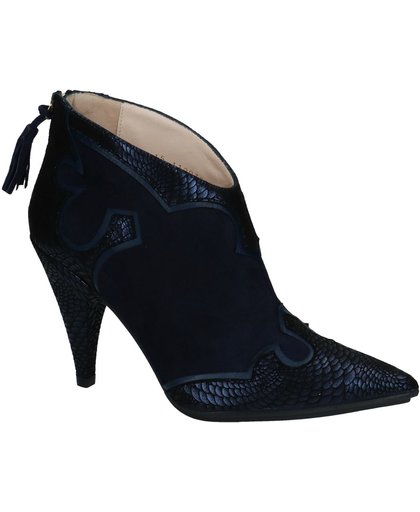 Lodi - Sean - High heels enkellaarzen - Dames - Maat 39,5 - Blauw;Blauwe - Camelia Baltico/Glove Pacifico/Ante Baltico
