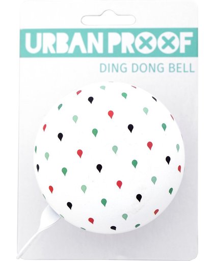 URBAN PROOF Ding Dong - Fietsbel - 80 mm - Druppels