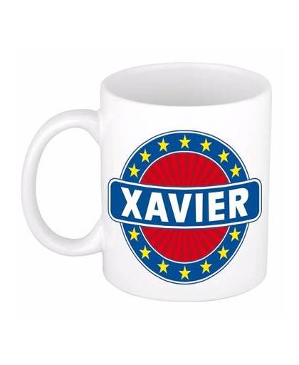 Xavier naam koffie mok / beker 300 ml - namen mokken