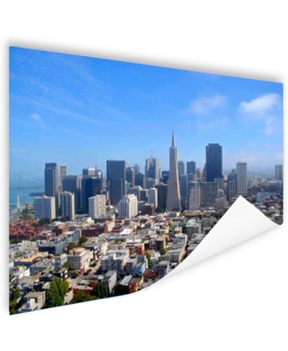 FotoCadeau.nl - Luchtfoto van San Fransisco Poster 150x75 cm - Foto print op Poster (wanddecoratie)