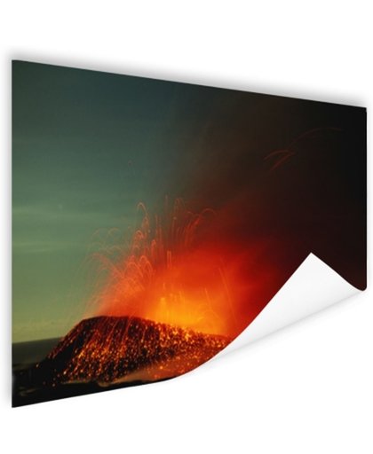 FotoCadeau.nl - Vulkaan op Hawaï Poster 90x60 cm - Foto print op Poster (wanddecoratie)