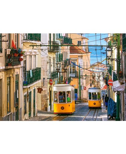 Castorland - Puzzel - Trams van Lissabon, Portugal - 1000st.