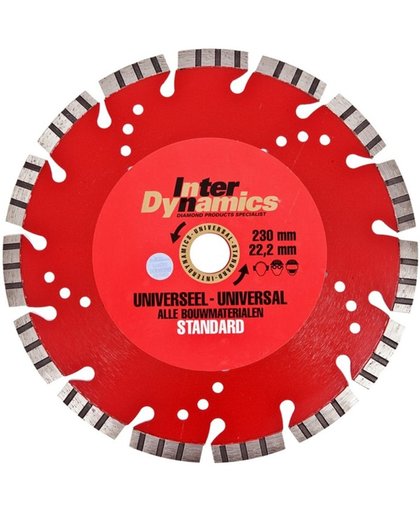 InterDynamics diamantzaag - Universeel Standard - 230x22.2mm - 412294
