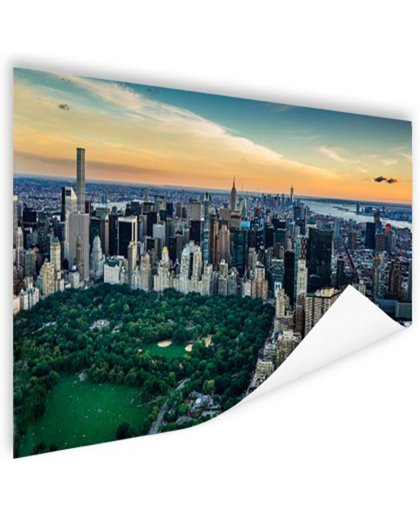 FotoCadeau.nl - Central Park New York luchtfoto Poster 150x75 cm - Foto print op Poster (wanddecoratie)