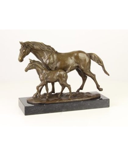 Bronzen beeld Paarden
