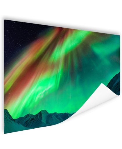 FotoCadeau.nl - Gigantisch noorderlicht in Alaska Poster 150x75 cm - Foto print op Poster (wanddecoratie)