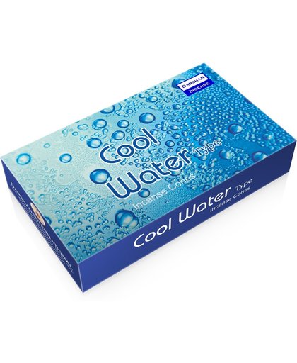 Darshan Wierookkegels Cool Water (12 pakjes)