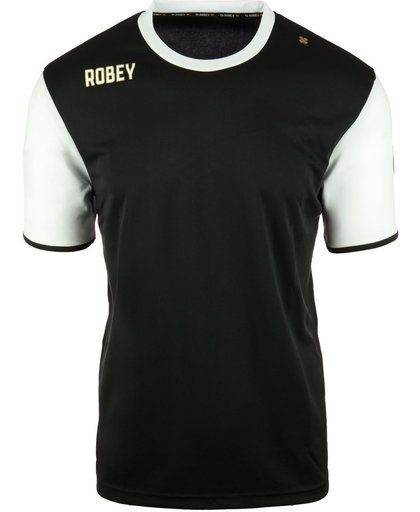Robey Icon SS - Voetbalshirt - Kinderen - Zwart - Maat 164
