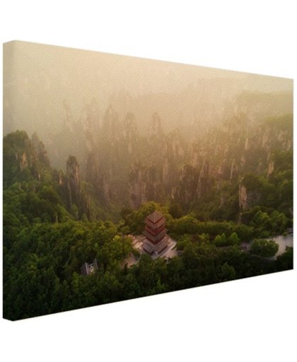 FotoCadeau.nl - Zhangjiajie Nationaal Park Canvas 80x60 cm - Foto print op Canvas schilderij (Wanddecoratie)